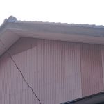 木造住宅の軒天井剝れ修理工事